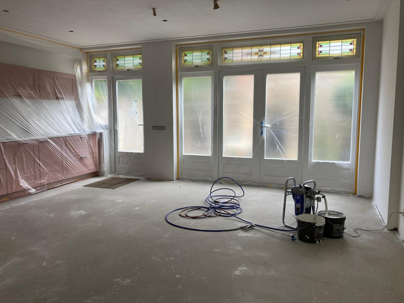 Stofarm en schoon werken bij binnenschilderwerk