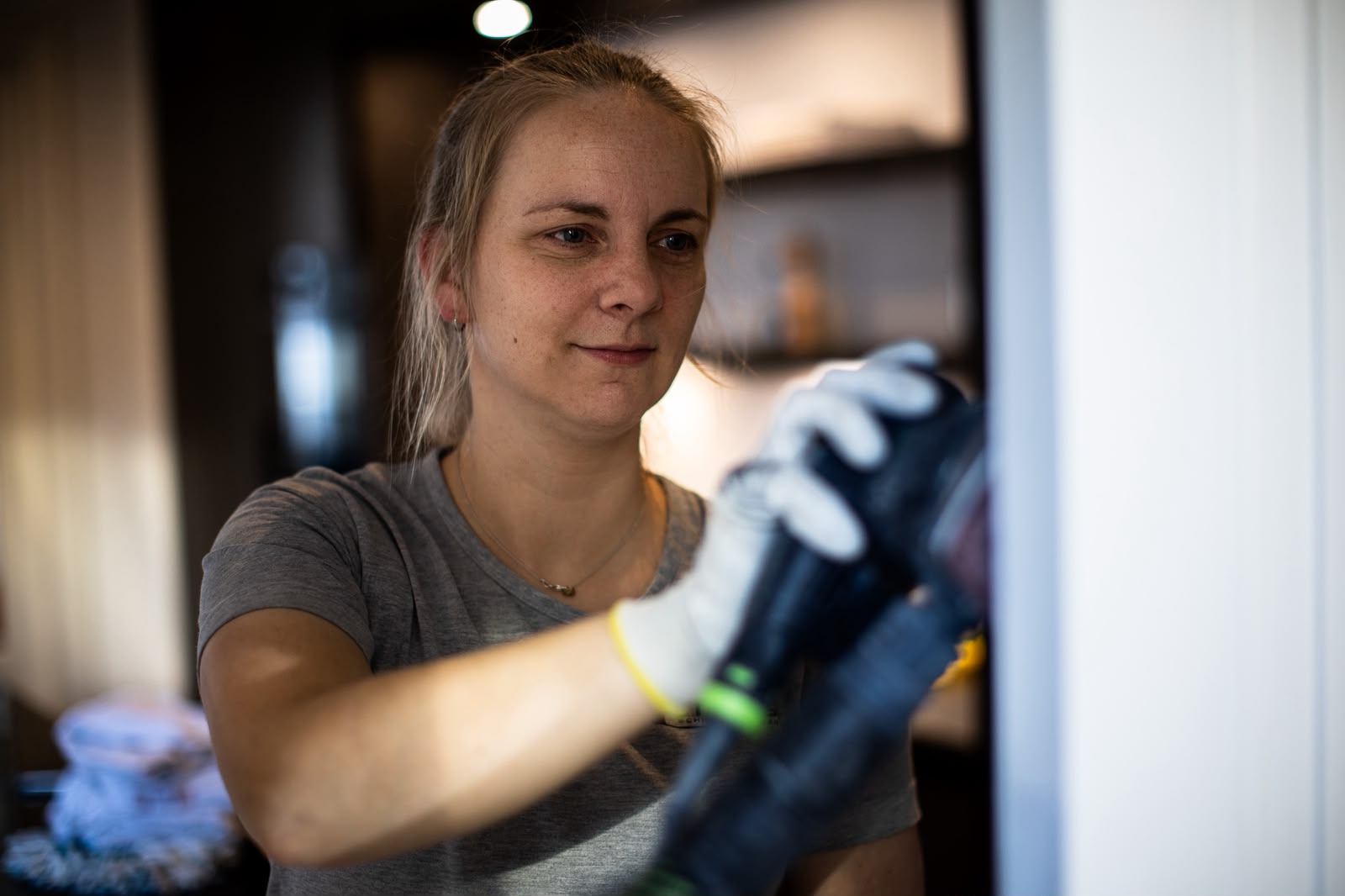 Lilli aan het werk